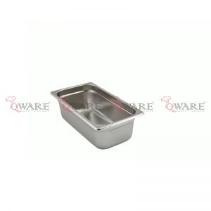 Third Size Gastronorm Pans with Stacking Recess