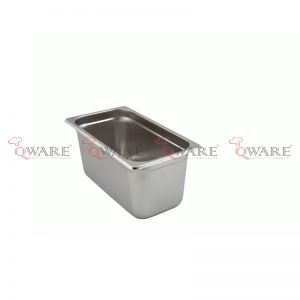 Third Size Gastronorm Pans with Stacking Recess