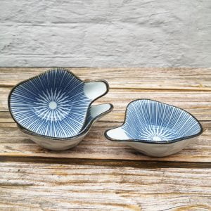 Blue Line Ceramic 4“ Pufferfish Dish 河豚碟